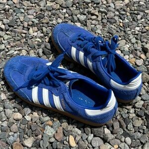 Adidas blue sambas